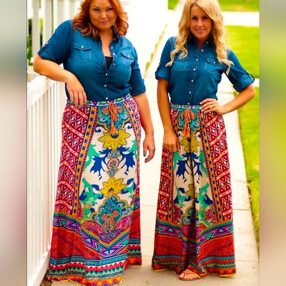 FLYING TOMATO Maxi Skirt - Picture 8 of 8